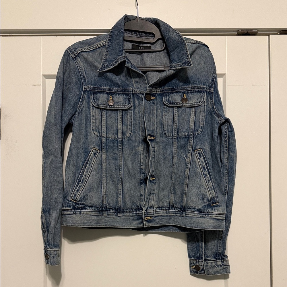 Able Merly Blue Denim Jean Jacket